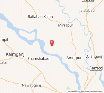 Map of Chaurahar, Uttar Pradesh