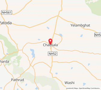 Map of Chausala, Maharashtra