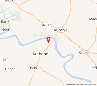 Map of Chauth, Uttar Pradesh