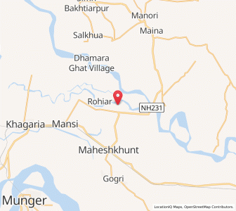 Map of Chautham, Bihar