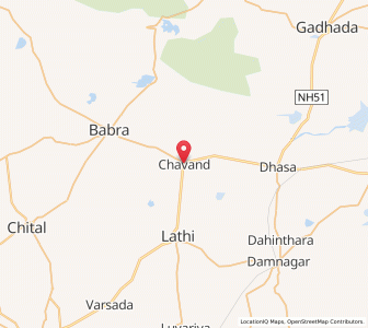 Map of Chavad, Gujarat