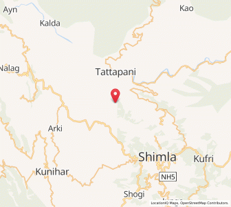 Map of Chayotha, Himachal Pradesh