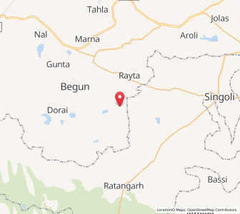Map of Chechi, Rajasthan