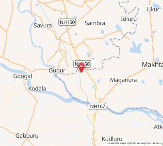Map of Chegunta, Karnataka