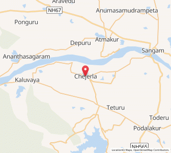 Map of Chejerla, Andhra Pradesh