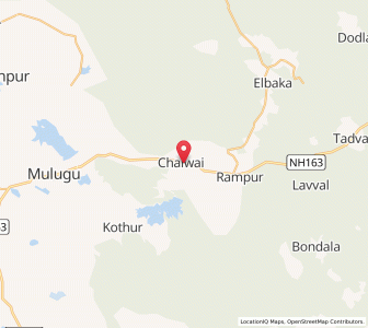 Map of Chelvai, Andhra Pradesh
