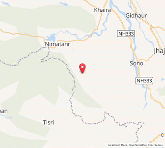 Map of Cheraiya, Bihar