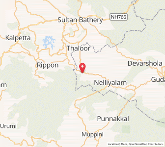 Map of Cherambadi, Tamil Nadu