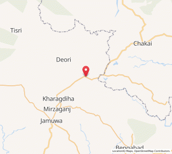Map of Chetro, Jharkhand