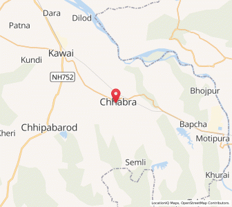 Map of Chhabra, Rajasthan