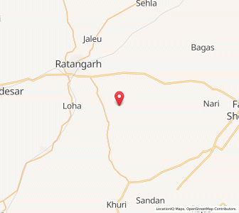 Map of Chhabri Mithi, Rajasthan