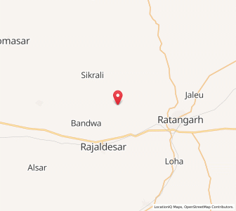 Map of Chhajusar, Rajasthan