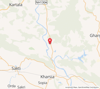 Map of Chhal, Chhattisgarh