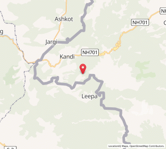 Map of Chham Pathra, Kashmir