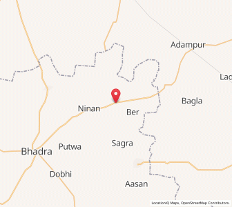 Map of Chhani Bari, Rajasthan