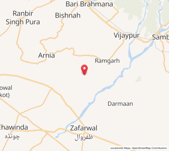 Map of Chhani Fatwal, Kashmir