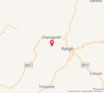 Map of Chhanigund, Kashmir