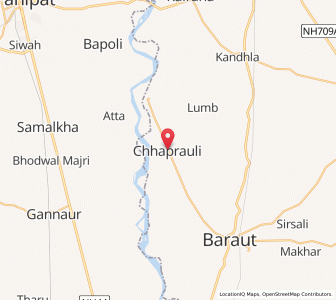 Map of Chhaprauli, Uttar Pradesh