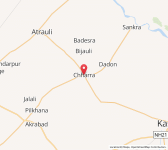 Map of Chharra, Uttar Pradesh