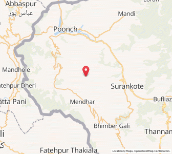 Map of Chhatral, Kashmir
