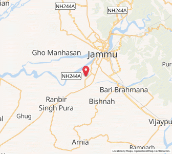 Map of Chhatta, Kashmir