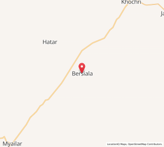 Map of Chhattangar, Rajasthan