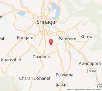 Map of Chhattargam, Kashmir