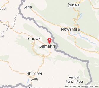 Map of Chhawa Basitran, Kashmir