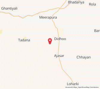 Map of Chhila Nadi, Rajasthan
