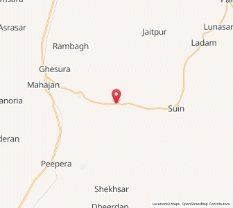 Map of Chhillaali Dhani, Rajasthan