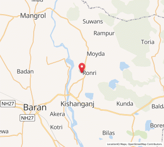 Map of Chhinod, Rajasthan