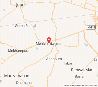 Map of Chhitroli, Rajasthan