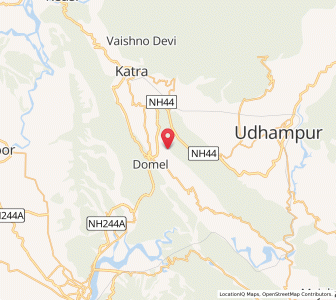 Map of Chhorta, Kashmir