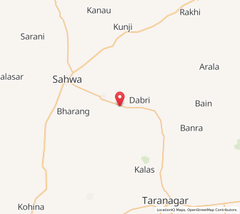 Map of Chhota Jharsar, Rajasthan