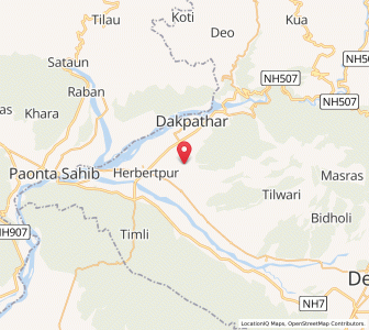 Map of Chhotuwala, Uttarakhand