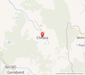 Map of Chhura, Chhattisgarh