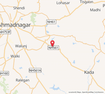 Map of Chichondi, Maharashtra