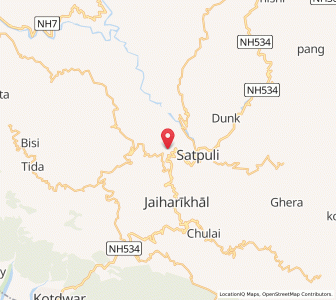 Map of Chifaldhungi, Uttarakhand