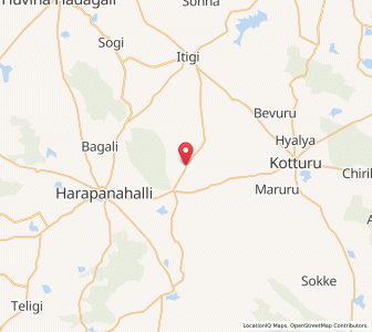 Map of Chigateri, Karnataka
