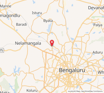 Map of Chik Banavar, Karnataka