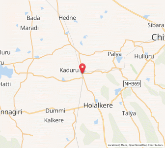 Map of Chikjajur, Karnataka