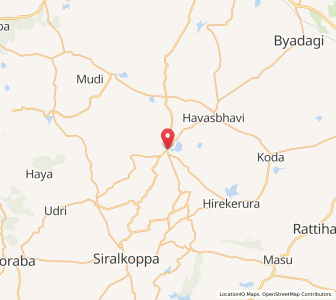 Map of Chikkerur, Karnataka