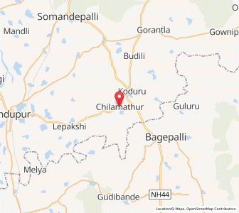 Map of Chilamatturu, Andhra Pradesh