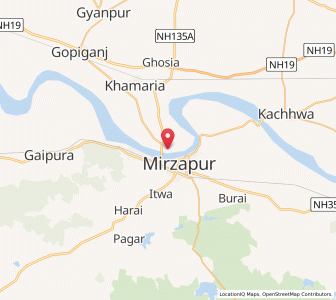 Map of Chilh, Uttar Pradesh