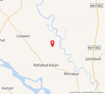 Map of Chilha, Uttar Pradesh