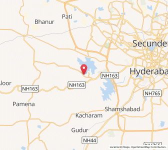Map of Chilkur, Andhra Pradesh