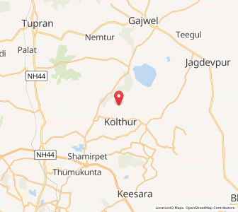 Map of Chillasagar, Andhra Pradesh