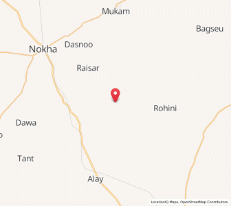 Map of Chilo, Rajasthan
