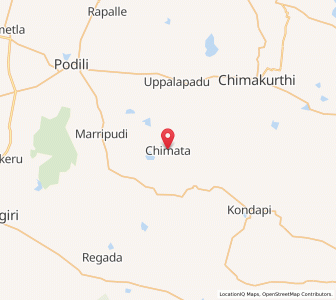 Map of Chimata, Andhra Pradesh