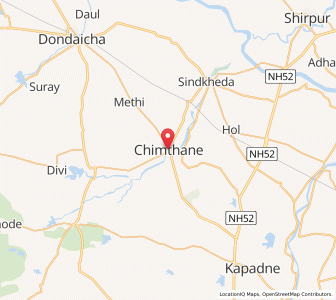 Map of Chimthana, Maharashtra